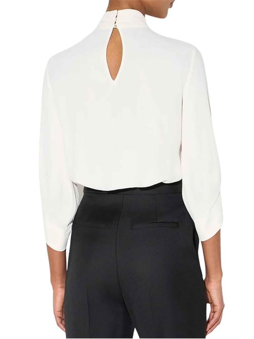 Camicia in georgette con cravattino Elisabetta Franchi | CA17866E2E84